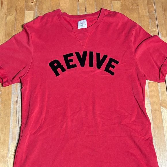Zara Other - Zara Man Red 'Revive' Short Sleeve Tee